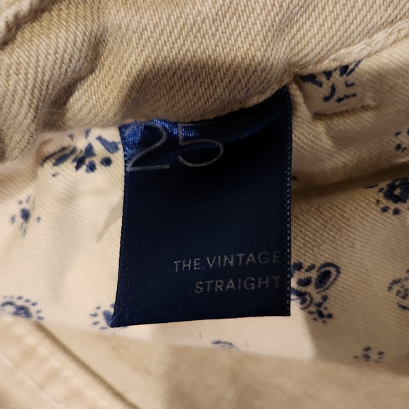 ❤️ ANTHROPOLOGIE PILCRO HIGH RISE VINTAGE STRAIGHT LEG JEANS, 0 (25) - Picture 5 of 9